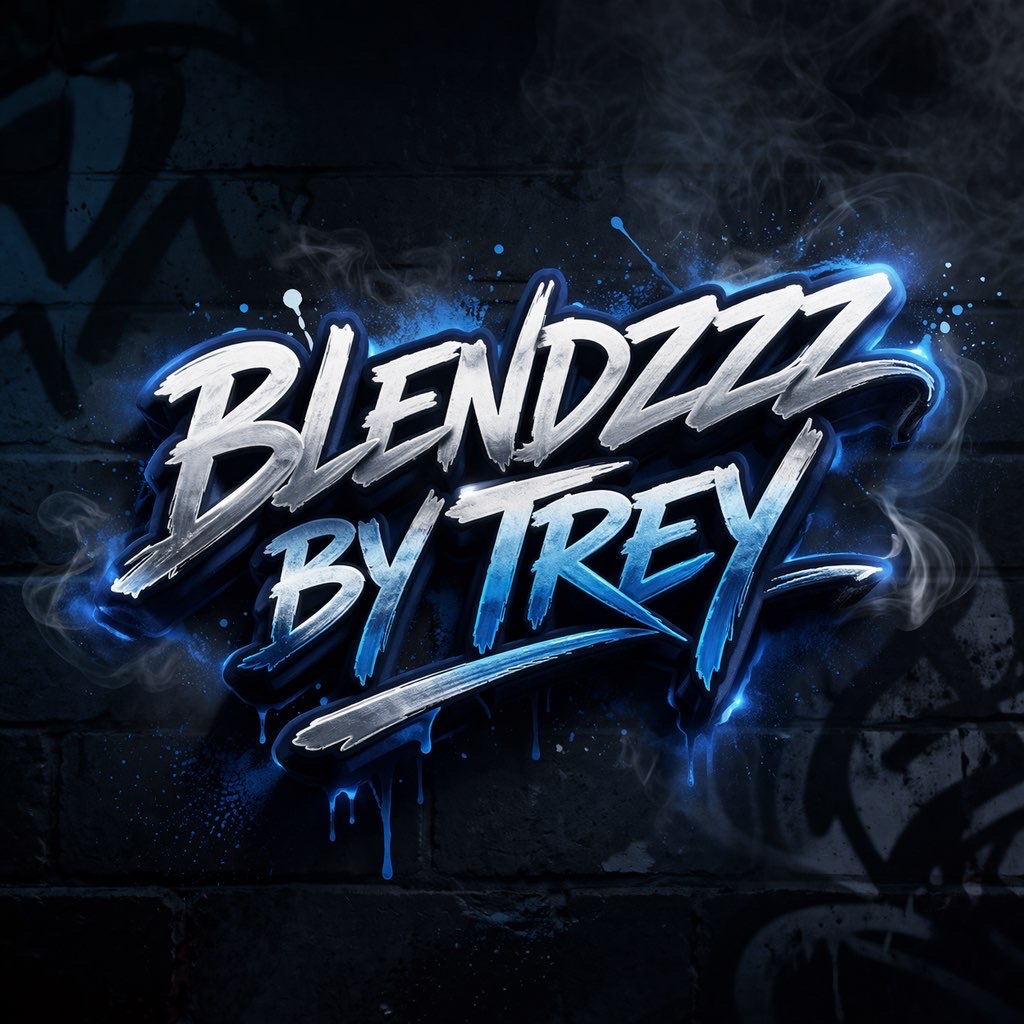 Blendzzz By Trey graffiti logo